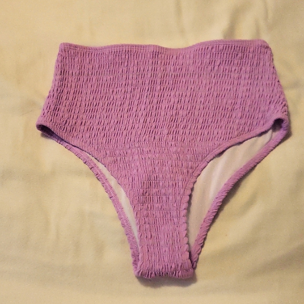 High waisted bikini bottom